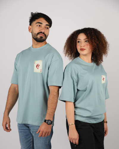 T-shirt oversize AS de coeur