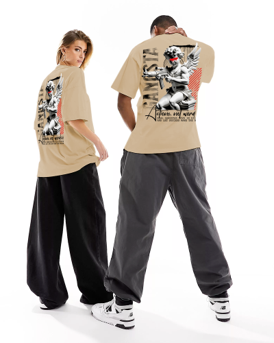 T-shirt oversize GANGSTA