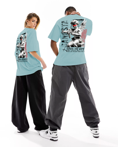 T-shirt oversize GANGSTA